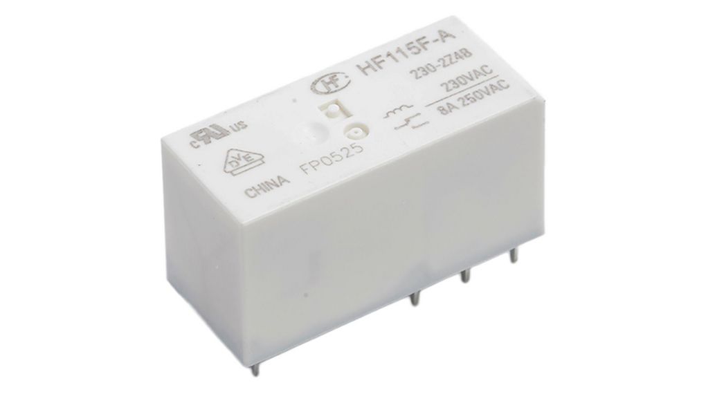 Print-Leistungsrelais 2 Wechsler 8A AC 230V 32.5kOhm